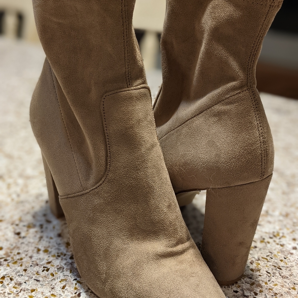 Steve Madden *sexy nude* Ankle Booties stretch